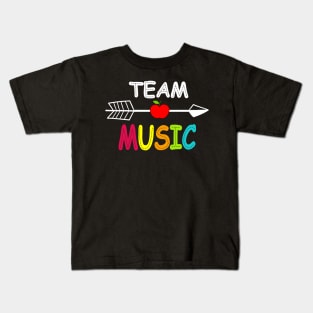 Team Music Teacher Kids T-Shirt